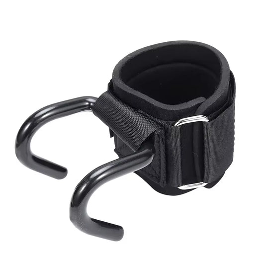 1PC Weight Lifting Hooks Hand-Bar Wrist Straps Gym Fitness Hook Weight Strap Pull-Ups Power Lifting Gloves for Weight Training